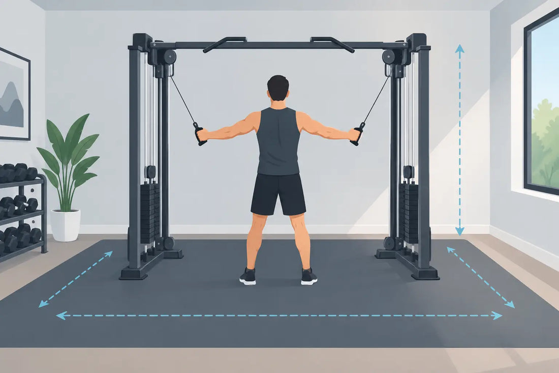 Cable Crossover Space Requirements for Home Gyms