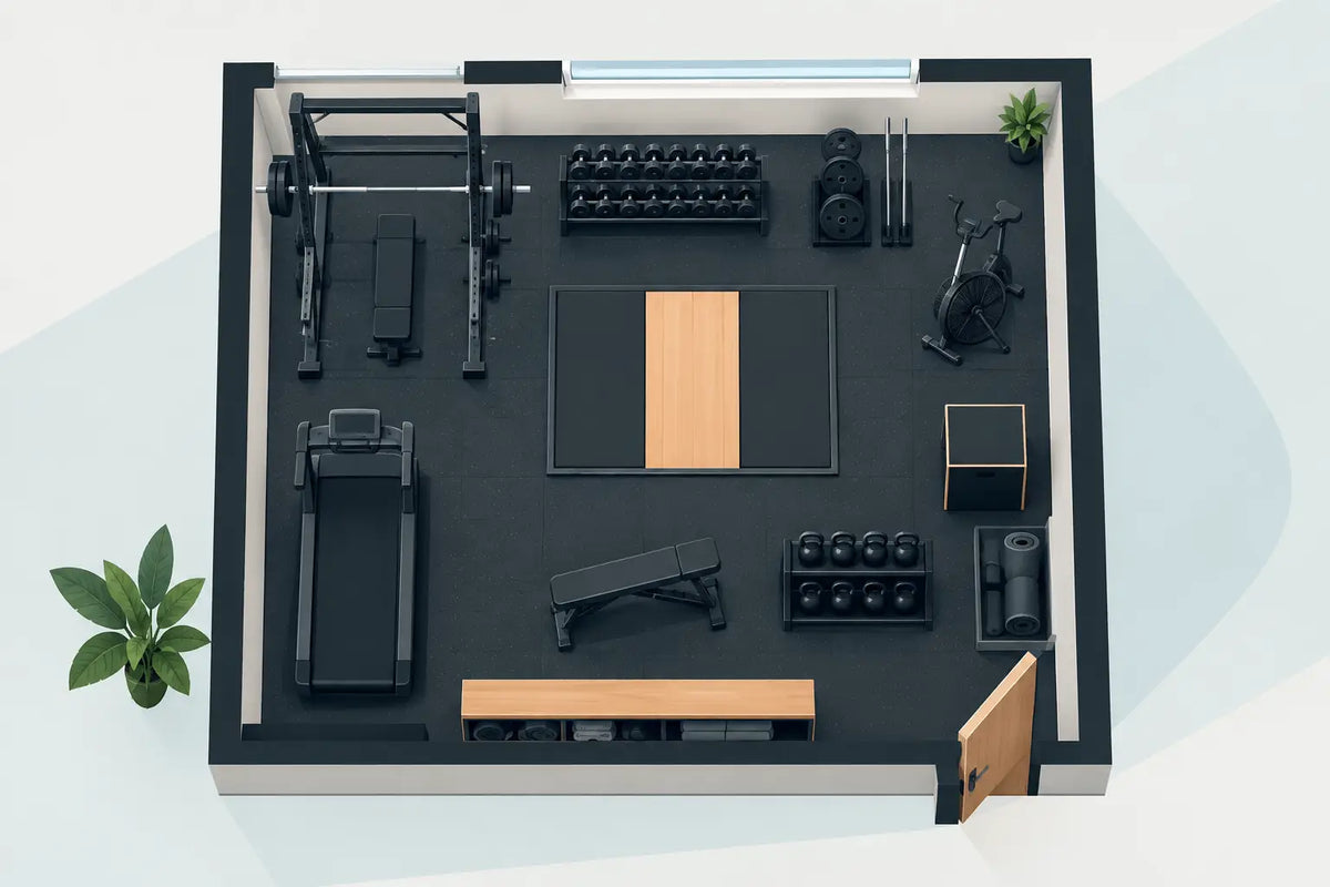 Home Gym Floor Plan Ideas for Serious Training