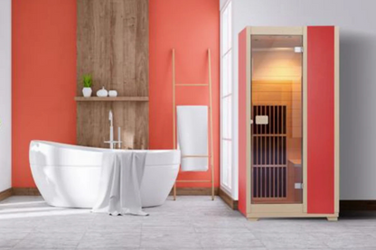 Blisspod | Vienna | Far Infrared Sauna | Canadian Hemlock Wood | Low EMF | 1 Person