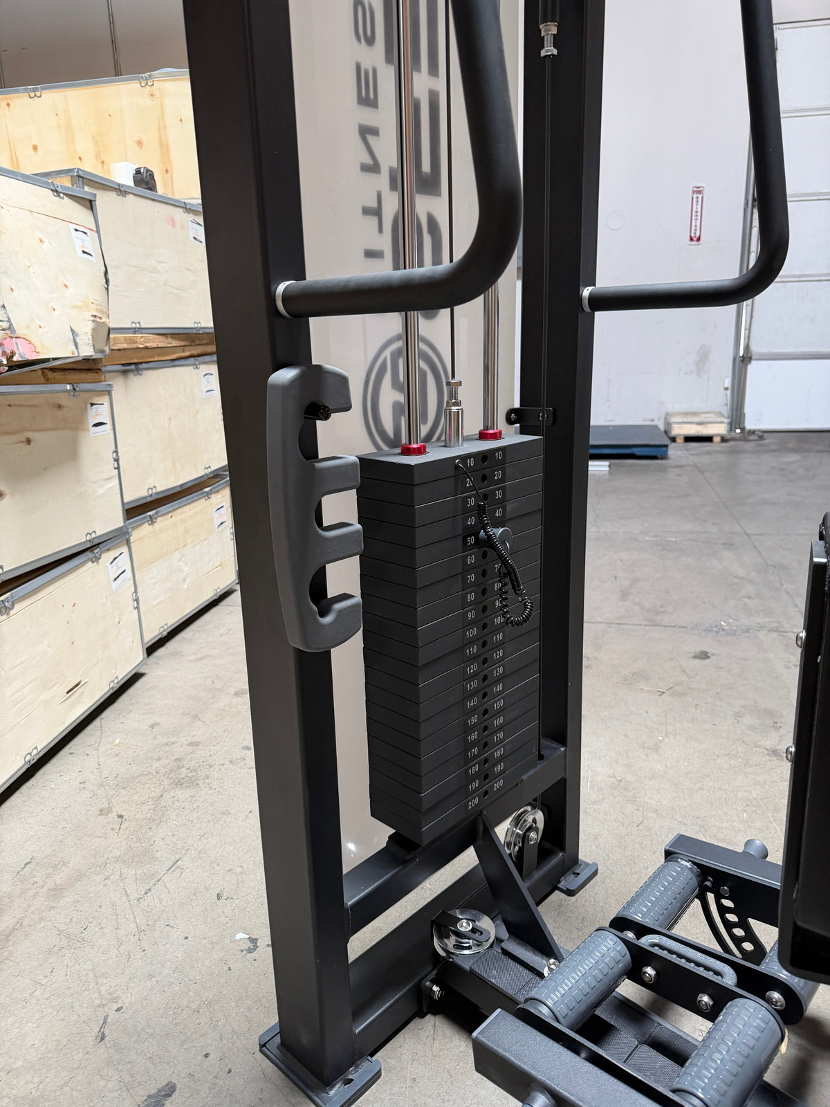 Selectorized Hip Abductor & Adductor Machine w/ 250lb weight stack (New)