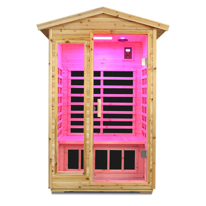 Two Person Far Infrared Outdoor Sauna Room