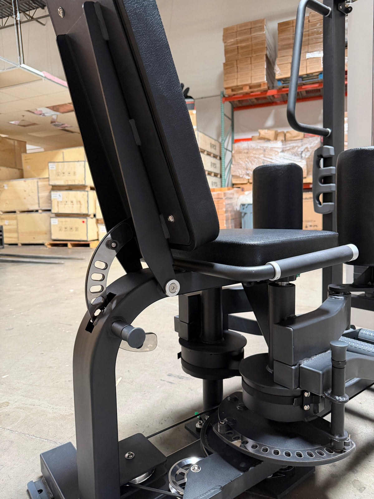 Selectorized Hip Abductor & Adductor Machine w/ 250lb weight stack (New)