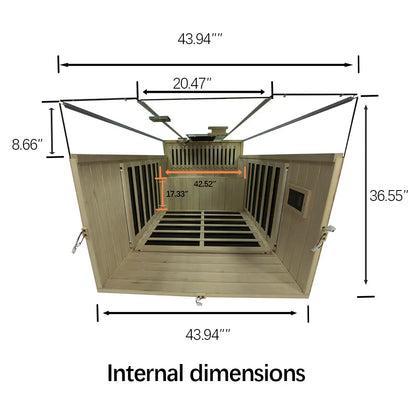 SH02 2 Person Far Infrared Sauna