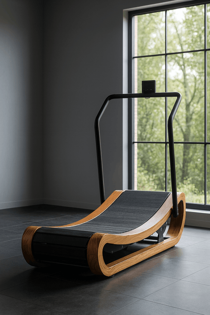 R2000 Handcrafted Solid Wood Curved Resistance Treadmill From The Studio Collection Exclusive Edition